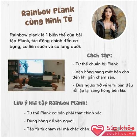 Rainbow Plank cùng Minh Tú