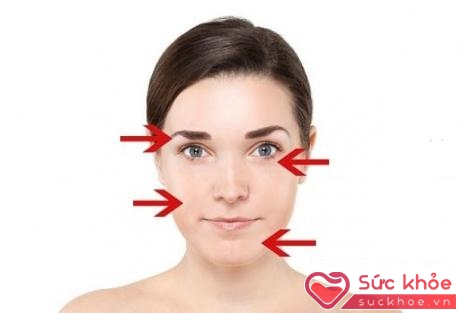 Những thay đổi trên khuôn mặt có thể báo hiệu tình trạng bệnh lý.