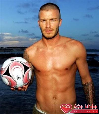  Thân hình chuẩn lý tưởng của David Beckham 