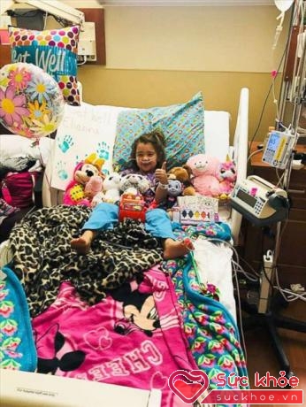 Cô bé được điều trị tại Bệnh viện Sarasota Memorial sau khi chơi đùa ở hồ bơi của gia đình.
