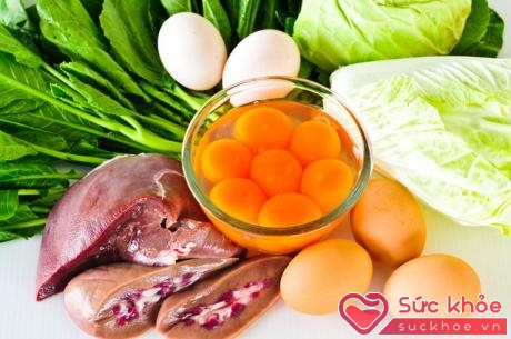 Vitamin B5 có nhiều trong thịt, rau quả, hạt ngũ cốc, trứng và sữa...