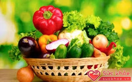 Chế độ ăn nhiều rau xanh góp phần cải thiện tình trạng táo bón