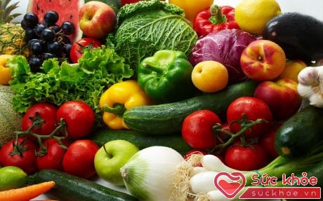 Ăn nhiều rau củ quả để giúp cơ thể khỏe mạnh từ bên trong