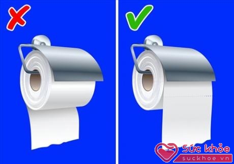 Các nhà khoa học thuộc Đại học Colorado cho rằng cách treo giấy vệ sinh đúng là dải giấy phải quay ra phía ngoài.