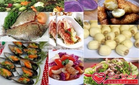 Những thực phẩm tốt cho phong độ đàn ông gồm: rau xanh, hoa quả tươi, vừng, dưa chuột, hạt sen, khoai từ, khoai môn, vẹm, hải sâm, thịt dê, cá, tôm...