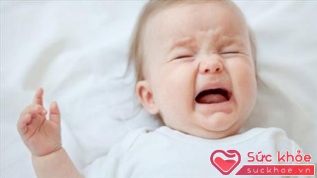 Trẻ khóc là vấn đề làm đau đầu cha mẹ (ảnh minh họa: Internet)