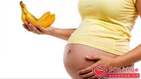 Ăn chuối giúp mẹ bầu bớt căng thẳng trong thai kỳ (Ảnh: Internet)
