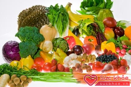 Chế độ ăn nhiều hoa quả, rau xanh tốt cho sự sản sinh của tinh trùng