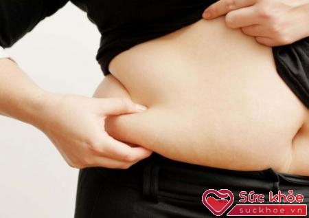 Triệu chứng béo phì thường tập trung ở vùng bụng