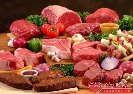 Các loại thịt nạc có màu đỏ là nguồn cung cấp sắt lý tưởng cho mẹ bầu.