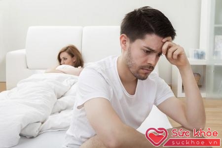 Triệu chứng của rối loạn cương dương thường biểu hiện rõ trong đời sống tình dục