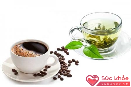 Trà xanh và cà phê đều có tác dụng tốt cho sức khỏe