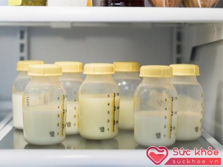 Sau khi vắt thì nên dự trữ sữa mẹ trong tủ lạnh càng sớm càng tốt