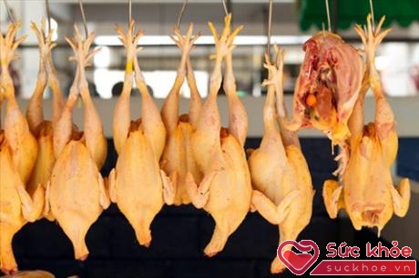 Những con gà Trung Quốc được làm sạch, 'nhuộm' màu đẹp đẽ để đánh lừa thị giác người mua