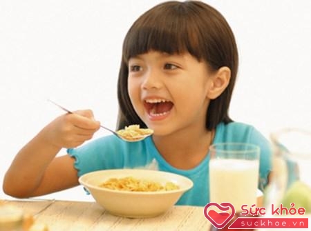 Bữa sáng là cách tuyệt vời để cung cấp năng lượng cần thiết cho trẻ 