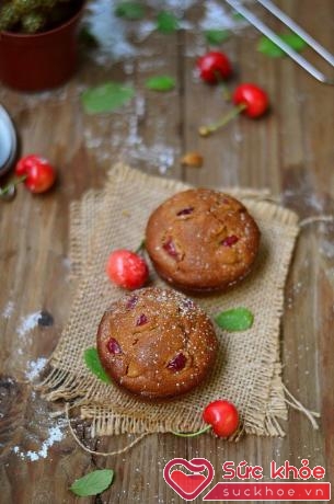 Học thêm cách làm bánh muffin cherry hấp dẫn và thú vị này nhé!