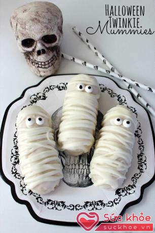 Bánh quy xác ướp sẽ là gợi ý tuyệt vời cho bữa tiệc Halloween của gia đình bạn đấy!