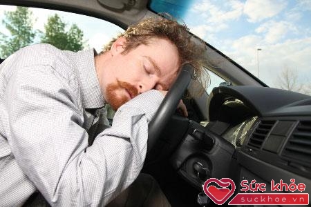 Lái xe trong trạng thái buồn ngủ rất nguy hiểm.