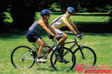 Những người thường xuyên đạp xe đạp có sức khỏe tốt hơn những người không có thói quen đi xe đạp