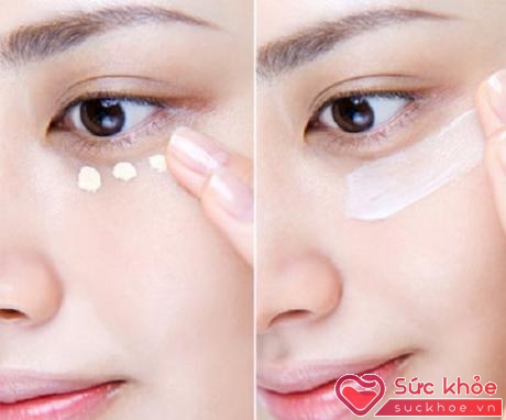 Dùng kem che khuyết điểm để làm sáng vùng da dưới mắt
