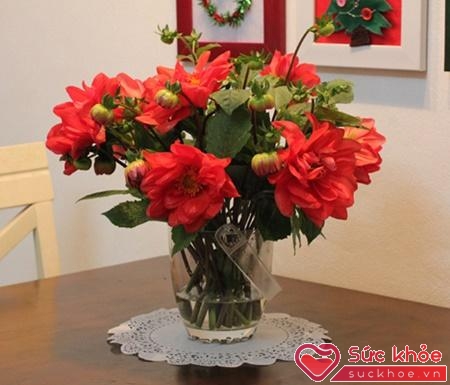 Với các mẫu cắm hoa Tết này, bạn có thể trang trí ở bàn ăn, hay phòng khách đều đẹp