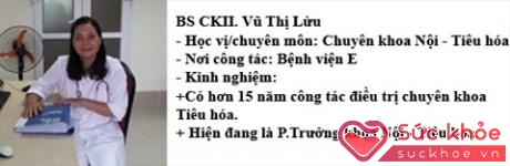 BS CKII Vũ Thị Lừu