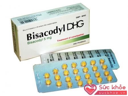 Bisacodyl là thuốc có tác dụng nhuận tràng
