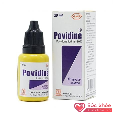 Povidon iod là một phức hợp của iod với polyvinylpirrotidon là thuốc được dùng ngoài