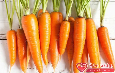Cà rốt thực phẩm vàng tốt cho bé