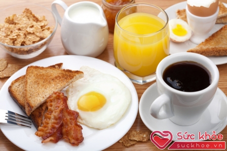 Bữa sáng đủ chất dinh dưỡng tốt cho sức khỏe