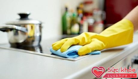 Bí quyết lau sạch nhà bếp