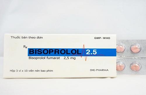 Bisoprolol -  thuốc trị tăng huyết áp, đau thắt ngực hiệu quả