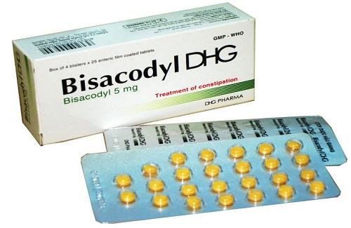 Bisacodyl DHG - Tác dụng nhuận tràng kích thích hỗ trợ điều trị bệnh về tiêu hóa