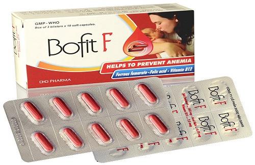 Bofit F - Thuốc phòng ngừa thiếu máu do thiếu sắt ở phụ nữ