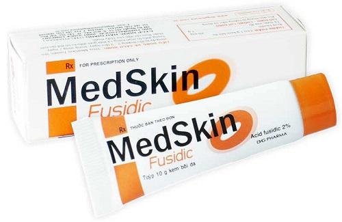 MedSkin Fusidic - Thuốc kháng khuẩn tại chỗ được dùng ngòai da