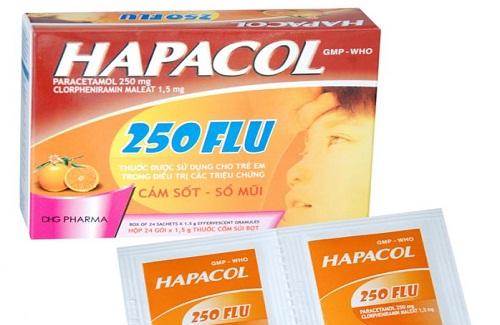 Hapacol 250 Flu -  Thuốc giảm đau, hạ nhiệt và kháng dị ứng hiệu quả