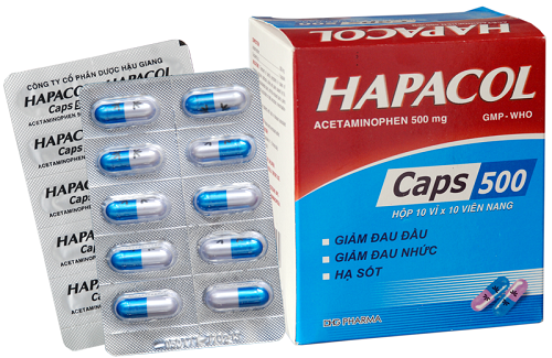 Hapacol Caps 500 và những thông tin cơ bản về thuốc
