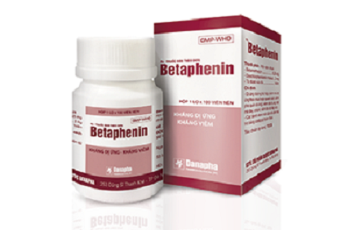 Betaphenin - Một số thông tin và hướng dẫn sử dụng thuốc