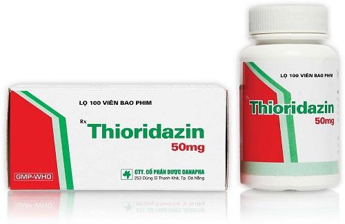 Thiriodazin 50mg - Thuốc có công dụng làm giảm các rối loạn tâm thần
