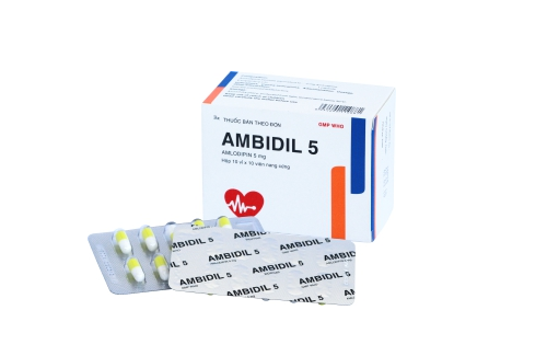 Ambidil 5- thuốc có tác dụng điều trị tăng huyết áp hiệu quả