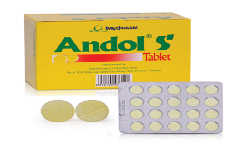 Andol S - Các thông tin về thuốc và hướng dẫn sử dụng