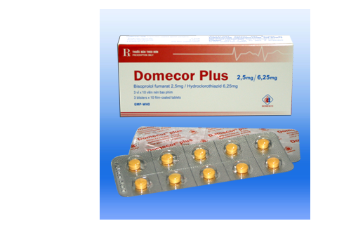 Domecor Plus 2,5mg / 6,25mg và một số thông tin về thuốc