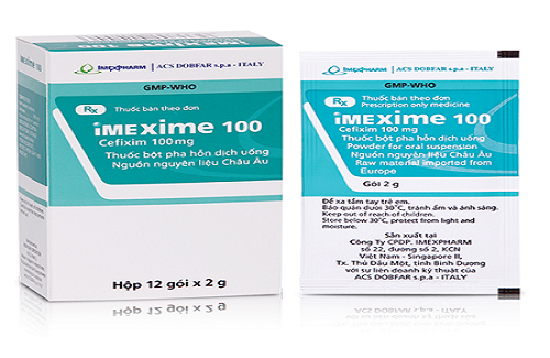 Thuốc Imexime 100 và một số thông tin về thuốc bạn cần chú ý