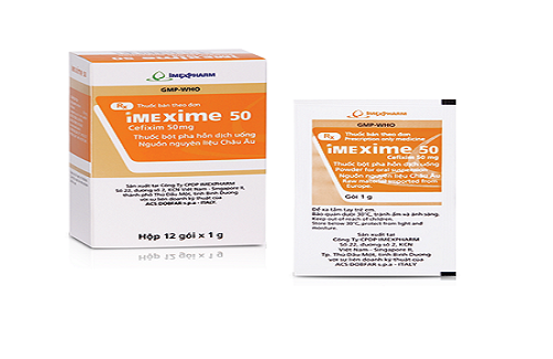 Imexime 50 - Thông tin về thuốc và hướng dẫn sử dụng
