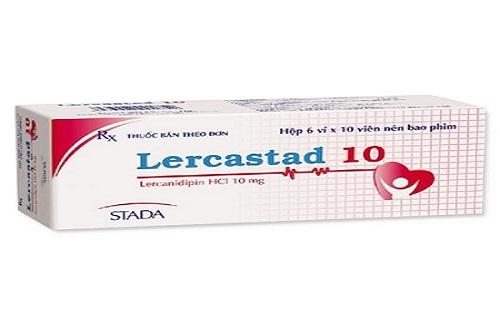 Lercastad 10 - Thuốc điều trị tăng huyết áp nguyên phát