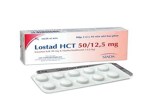 Lostad HCT 50/12,5 mg và một số thông tin về thuốc