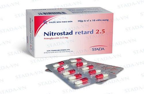 Nitrostad Retard 2.5 - Thông tin thuốc và hướng dẫn sử dụng