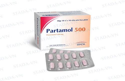 Partamol 500 (vỉ)  - Thông tin cơ bản và hướng dẫn sử dụng thuốc