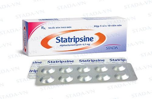 Statripsine - Thuốc điều trị phù nề sau chấn thương hoặc sau mổ