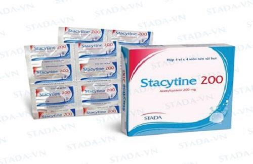 Stacytine 200 - Thuốc được dùng làm tiêu chất nhầy